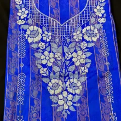 blue dress