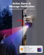 ⁦اي مو كاميرا مراقبة خارجية بعدسة مزدوجة، كاميرا سي سي تي في لاسلكية 6MP للمنزل مع تقنية الذكاء الاصطناعي للكشف عن المركبات البشرية/رؤية ليلية ملونة/العمل مع اليكسا، كاميرا كروسير مزدوجة 2 2K+2K واي⁩ - الصورة ⁦3⁩