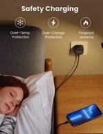 مجموعة شاحن UGREEN بقدرة 25 واط شحن سريع من النوع C مع كابل سامسونج بطول 2 متر، متوافق مع Galaxy S25 Ultra/S24 Ultra/S23 Ultra/S22 وZ Fold 6/5 وA06/A55 LTE وiPad Pro/Air وXiaomi وOnePlus وغيرها - Image 5