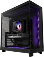 كمبيوتر العاب 5060 AMD من انفينيارك، رايزن 5 7600، RTX 5060 8GB، RAM DDR5 16GB، ذاكرة مستديمة SSD 1TB، لوحة ام B650، حافظة تدفق H6، مبرد ARGB رقمي، وحدة امداد طاقة 650 واط